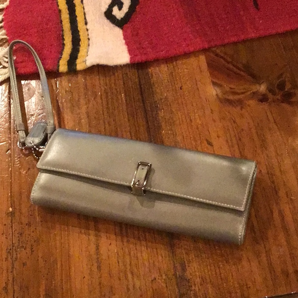 Bronze Coach Wristlet